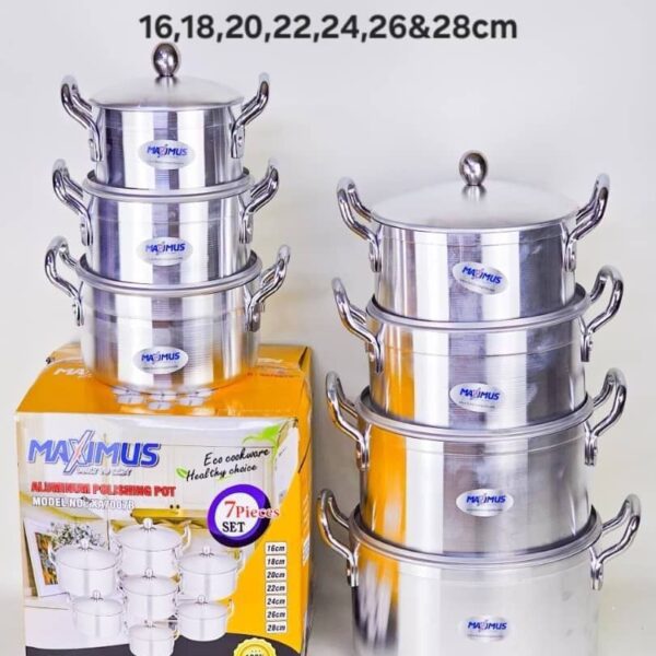 Maximus 7pcs Aluminium pot