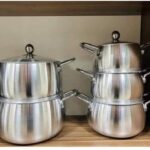 5pcs coto coto belly aluminum pot