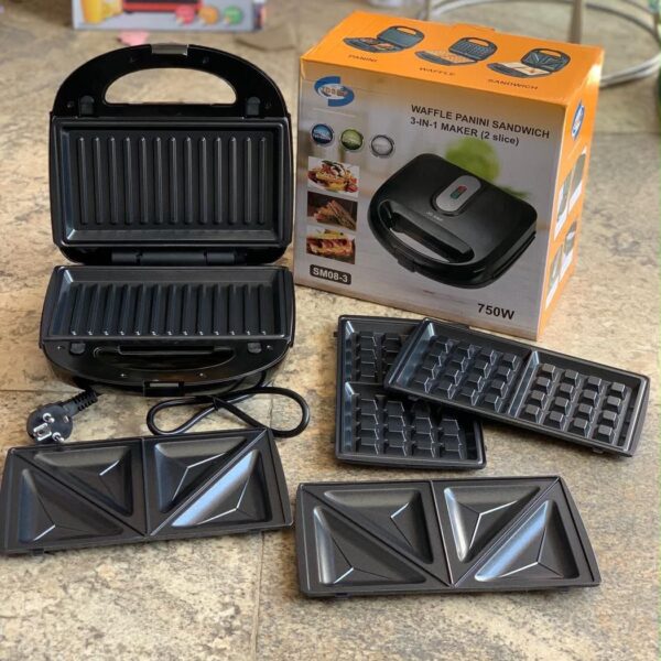 3IN1 PANINI WAFFLE SANDWICH Mker