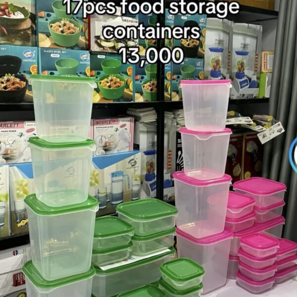 17PCS FOOD STORAGE CONTAINER