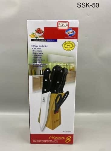 Knife sets with wooden stand